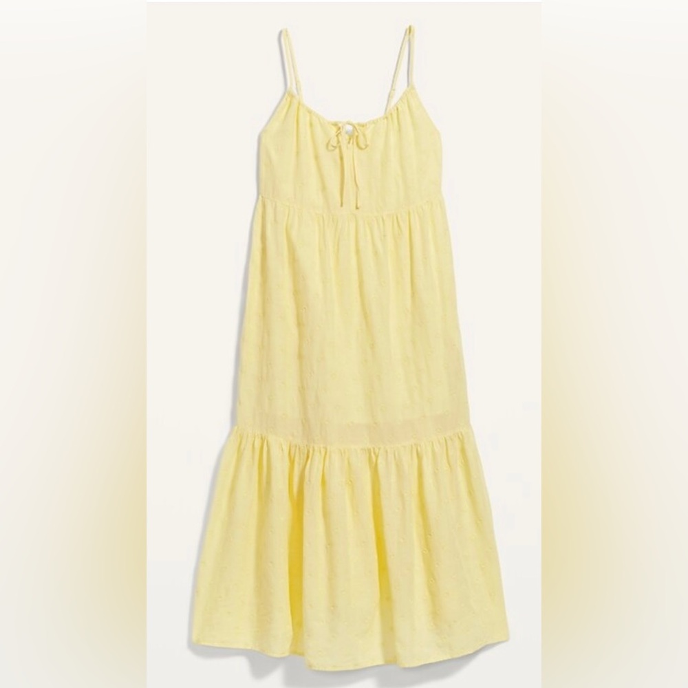Yellow Old Navy MIDI Sundress